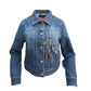 Ethnic Embroidered Denim Jacket