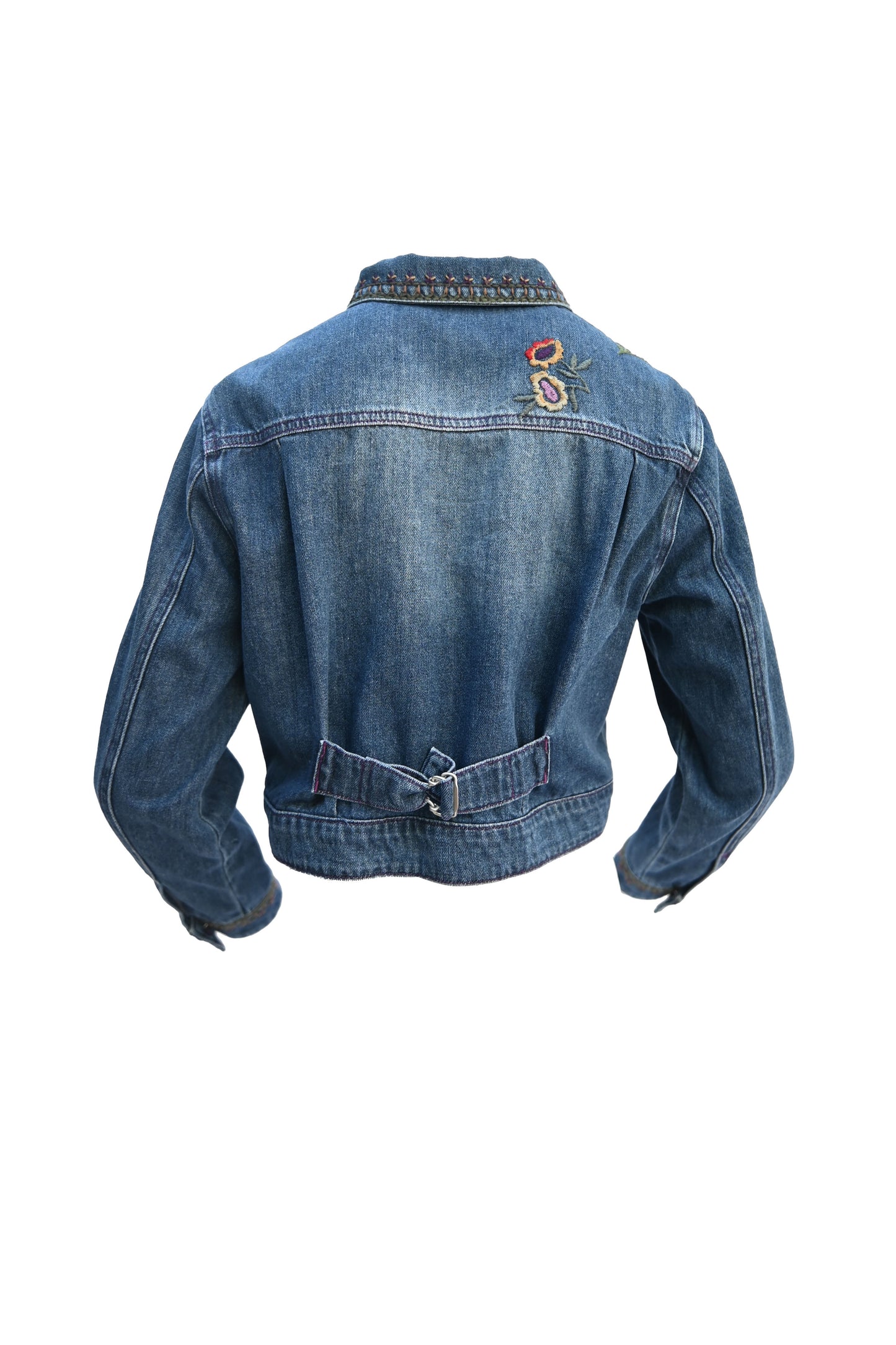 Ethnic Embroidered Denim Jacket