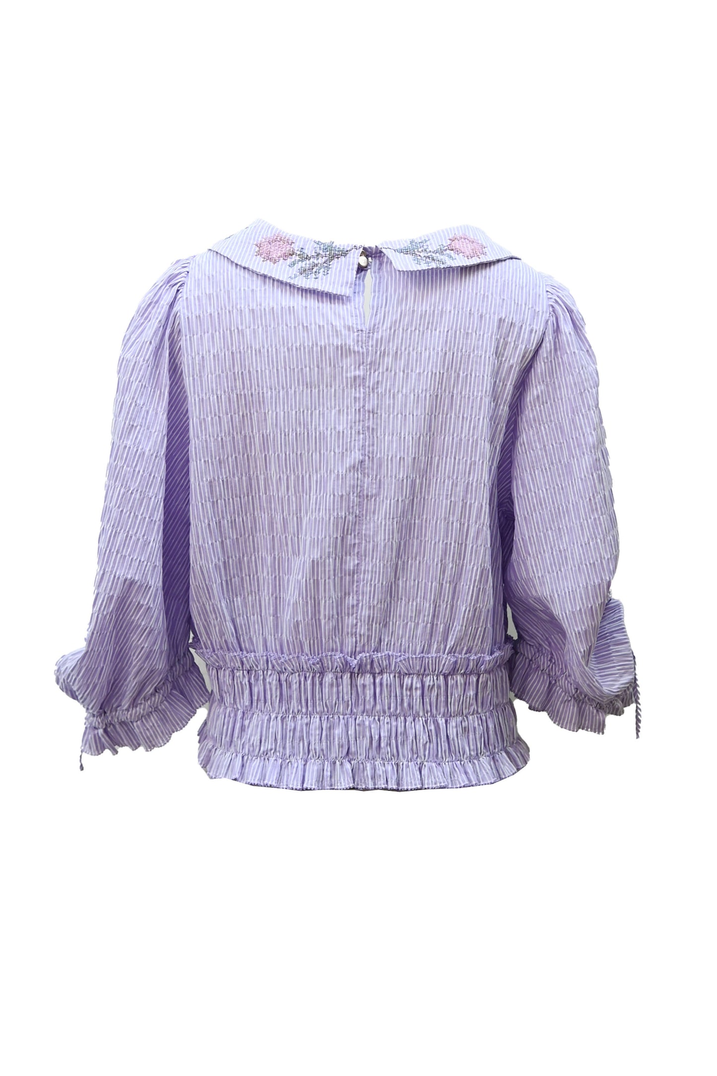 Organic sourced embroidered blouse