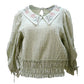 Organic sourced embroidered blouse