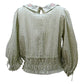 Organic sourced embroidered blouse