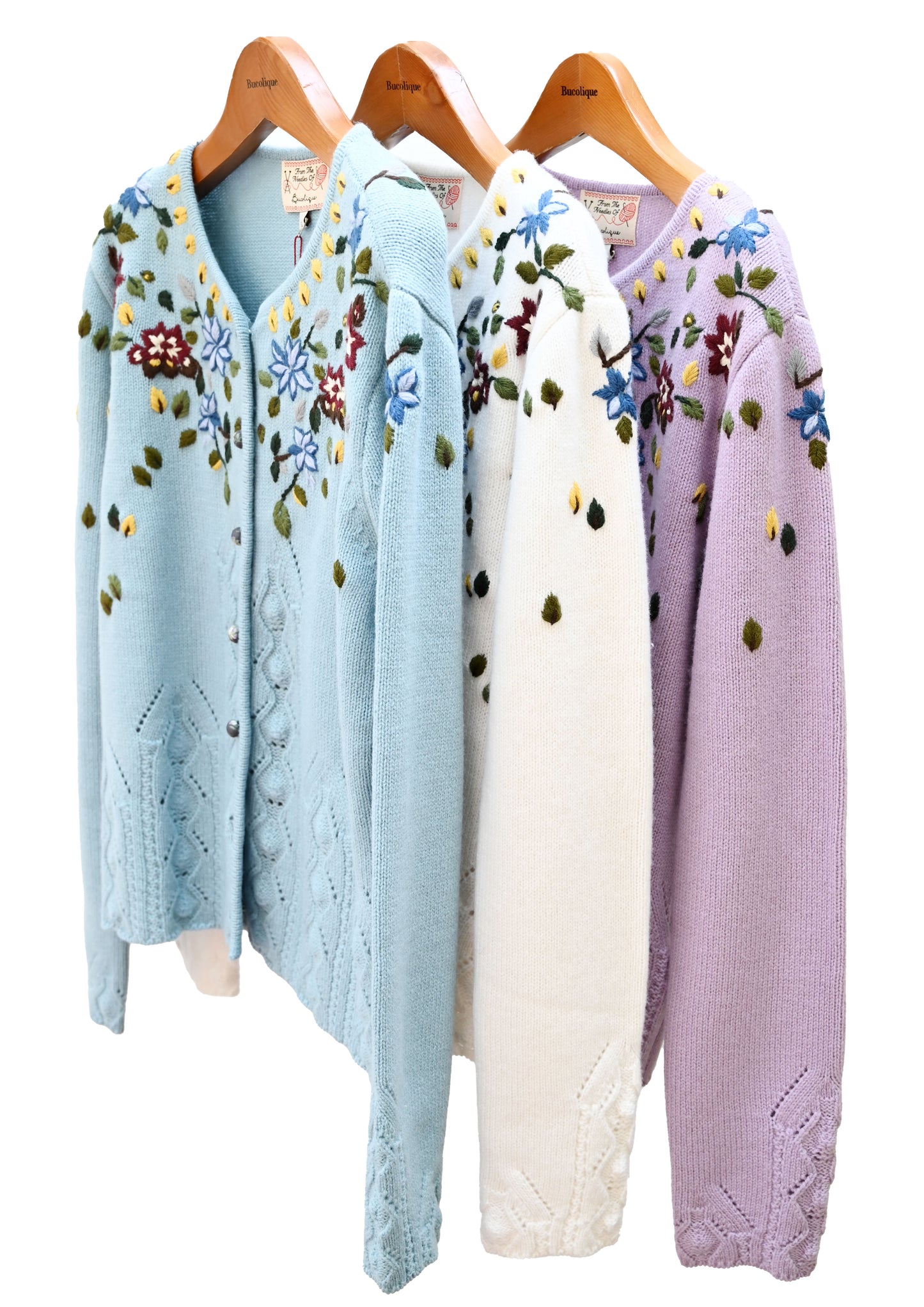 Floral embroidered cardigan