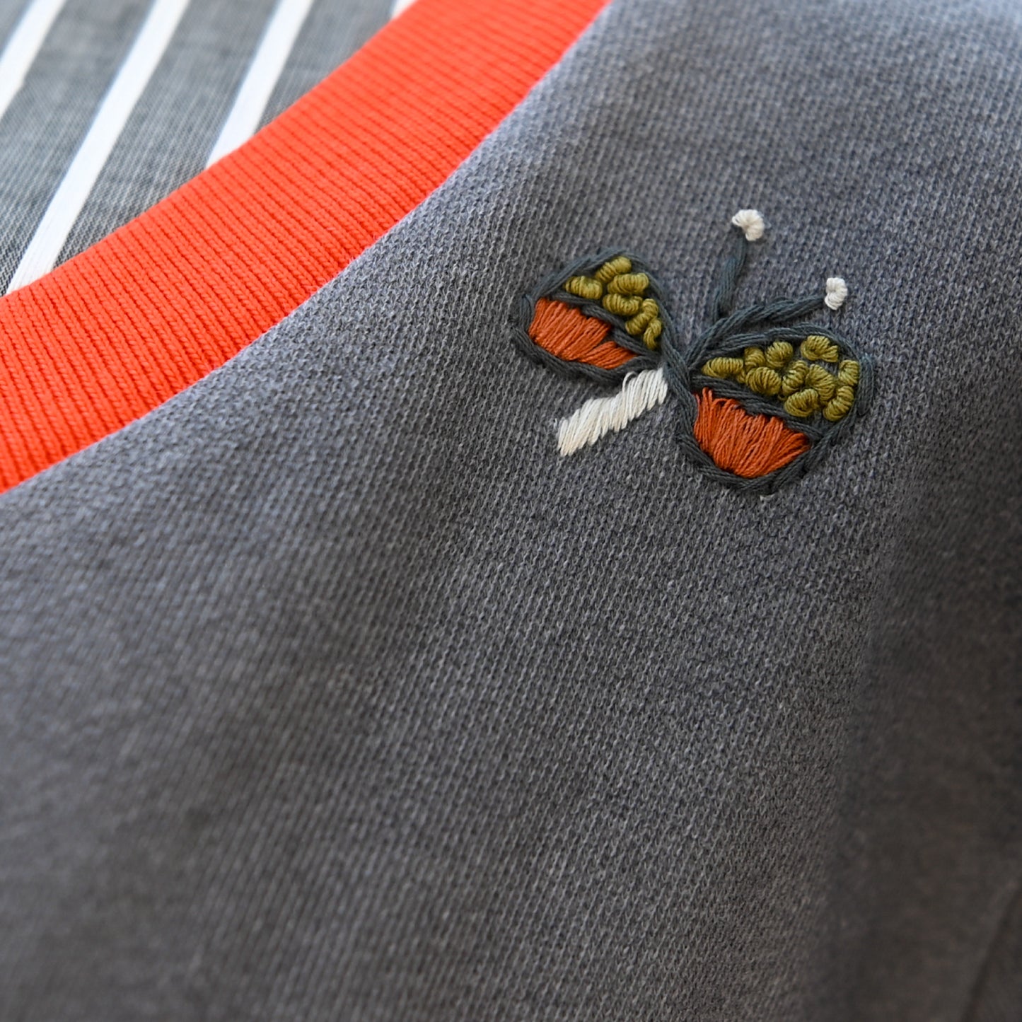 Matched Sweatshirt With Shirt Collar