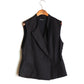 One Button Wool & Silk Vest