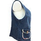 Zabara V-neck denim vest