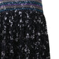 Polyester smoking pleated skirt